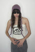Allergy × Cycle HANDMADE KNIT FLIGHT CAP -PURPLE-